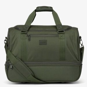 Calpak Weekender Duffel Bag with Shoe Compartment Green
